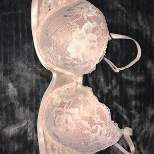 Pink Lace Bra